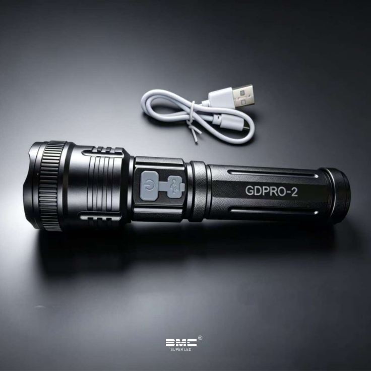 Linterna LED táctico aluminiu - GDPO-2