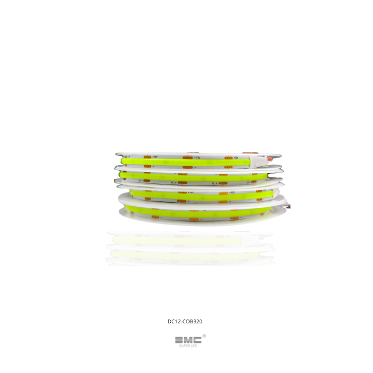 Cinta LED COB continua 12v verde