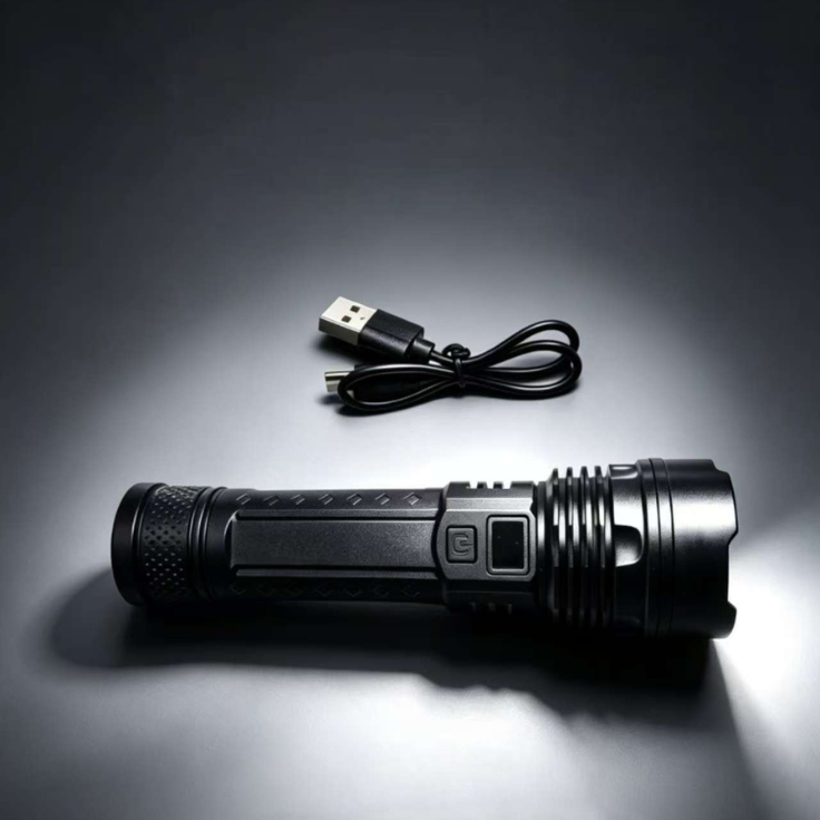 Linterna  LED táctica NEGRO - cx-8813