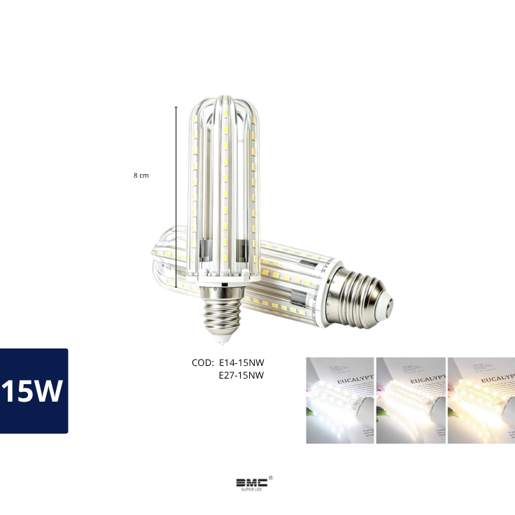 Bombilla Led Tipo maíz 15W