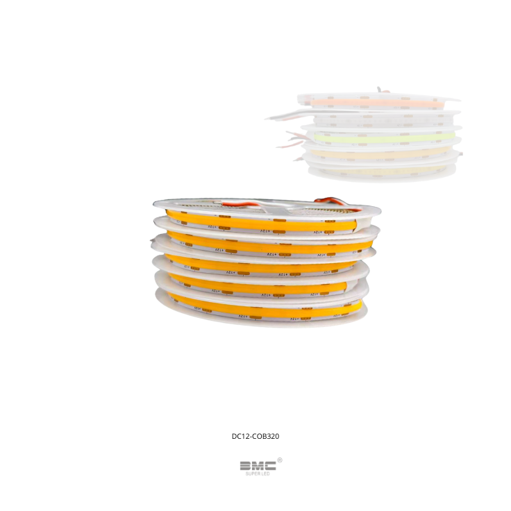 Cinta LED COB continua 12V Calido