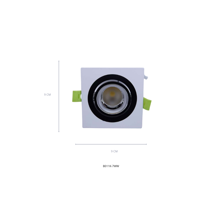 Spot Led Direccionable Cuadrado 7W