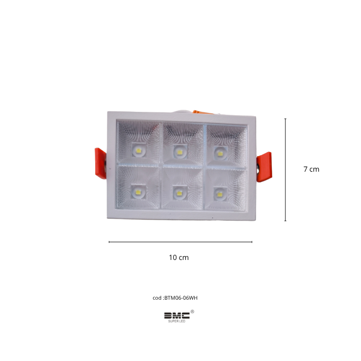 Spot LED Cuadrado 4WH / Rectangular 6WH