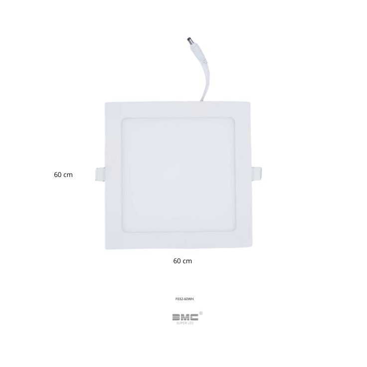 Panel Led cuadrada Embutido 60W 60x 60cm 6500k