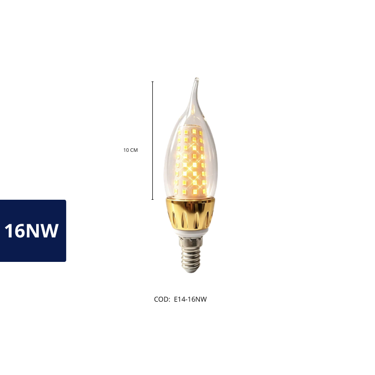 Bombilla LED Filamento Vela 16NW