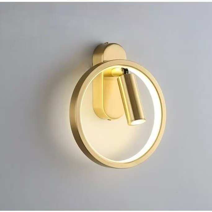 Arandela Interior Dorado direccionable   13w