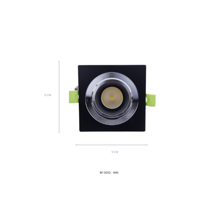 Spot Led Direccionable Cuadrado 5W
