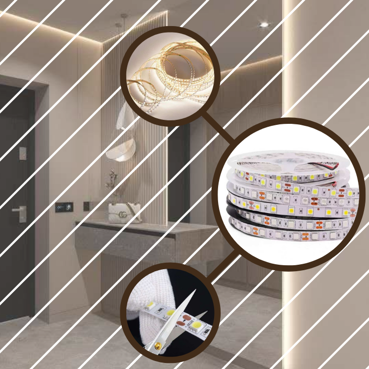 Cinta LED  2835 3000K 12V 60 led