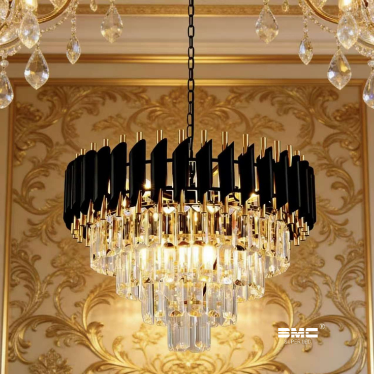 Lustre Cristal Negro