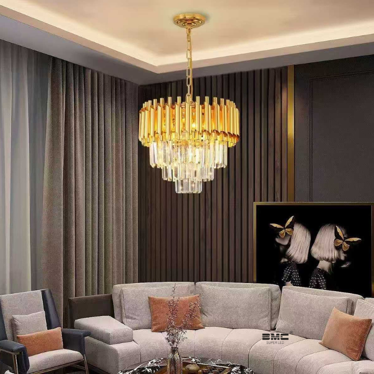 Lustre Cristal  Dorado