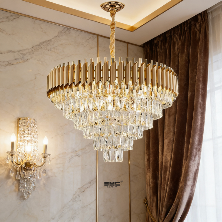Lustre Cristal Dorado
