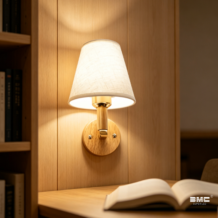 Luminaria de pared Madera creme