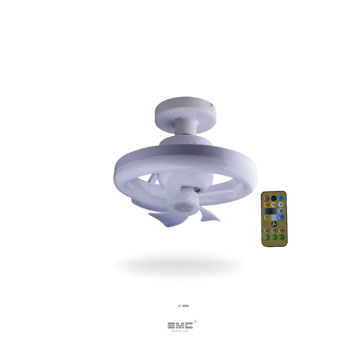 Ventilador LED con Portafoco 48W 3 tonos