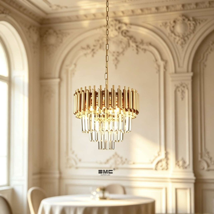Lustre Colgante Dorado