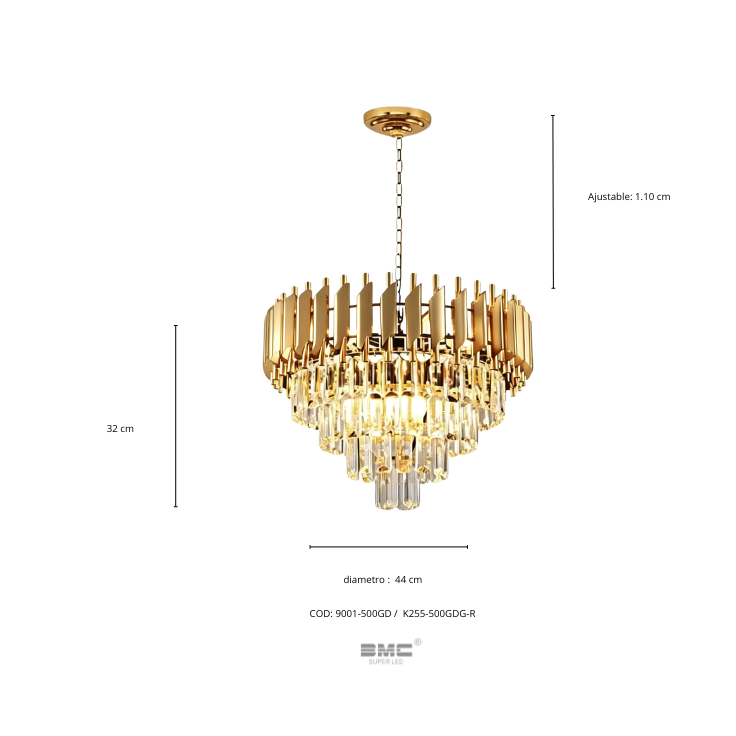 Lustre Colgante  Dorado