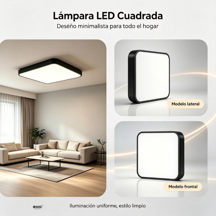 Techo Led Cuadrada 60W