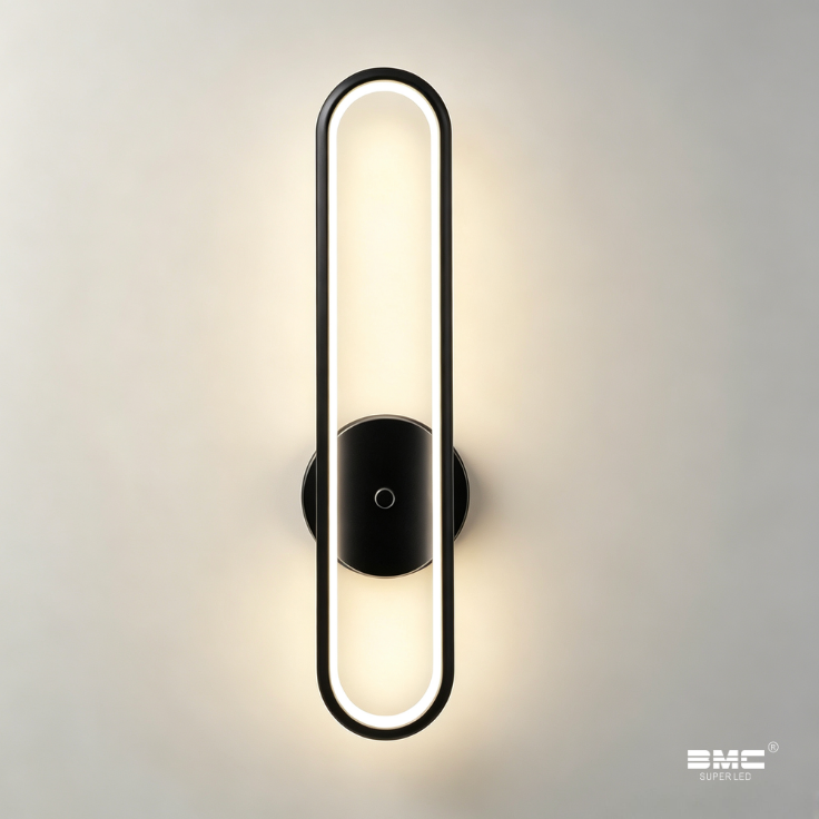 Aplique De Pared  Negro 3 tonos