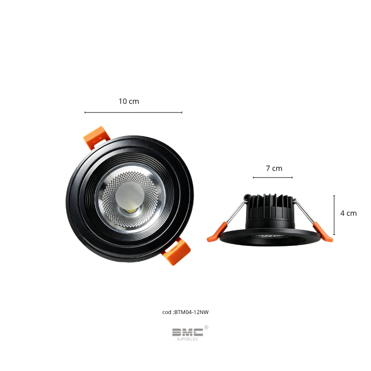 Spot Led Redondo 12W 3 Tonos