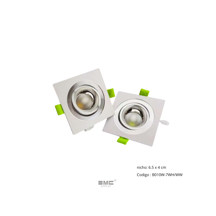 Spot Led Direccional Cuadrado 3000/ 6500K