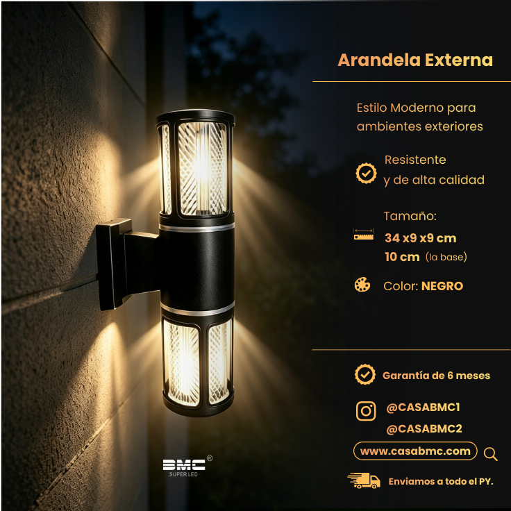 Arandela de Pared exterior Clásico