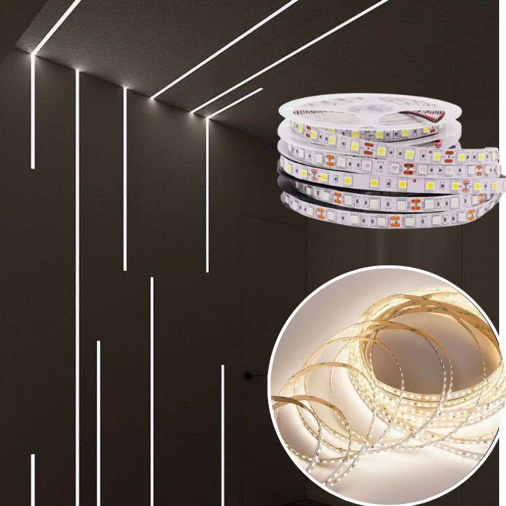 Cinta LED 12v 2835  6000k 240led