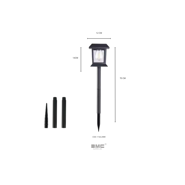 Espeto Solar 2W
