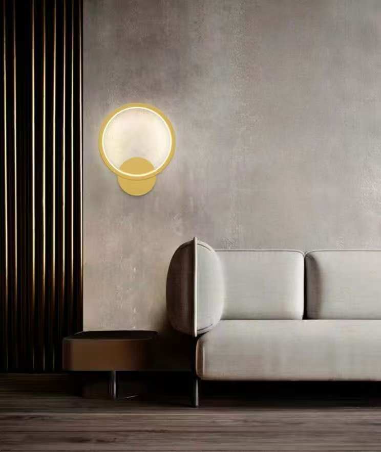 Arandela interior Dorado/ Negro 3 tonos de luces 13W